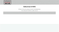 Desktop Screenshot of nwcwear.com